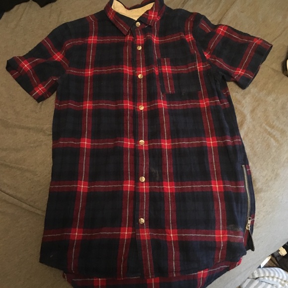 PacSun Other - Pacsun Flannel t shirt with zippers PacSun Other - Pacsun Flannel t shirt with zippers